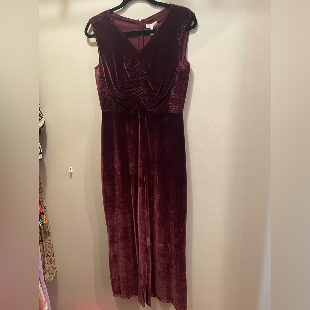 NWT Rebecca Taylor velvet jumper with ruched detail - absolutely GORGEOUS!